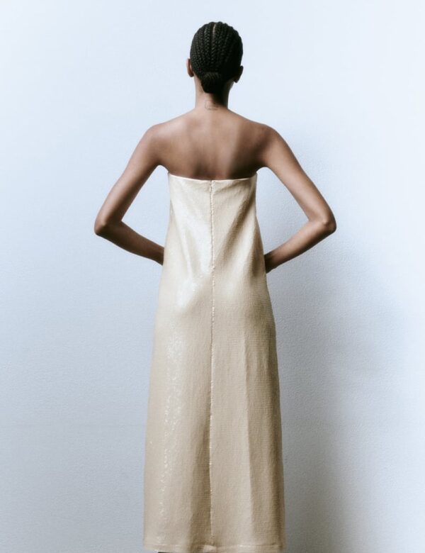 SEQUINNED KNIT DRESS - Image 4