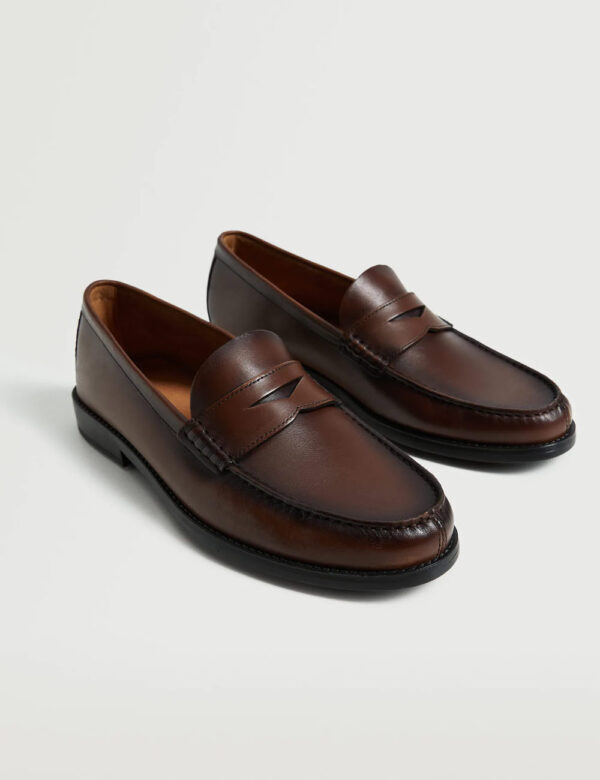 Leather penny loafers - Image 2