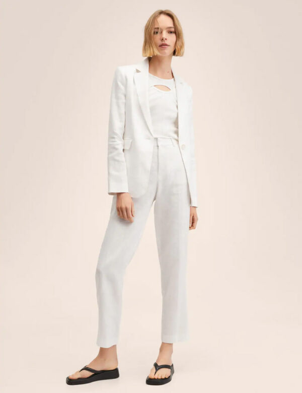 Blazer suit 100% linen - Image 2