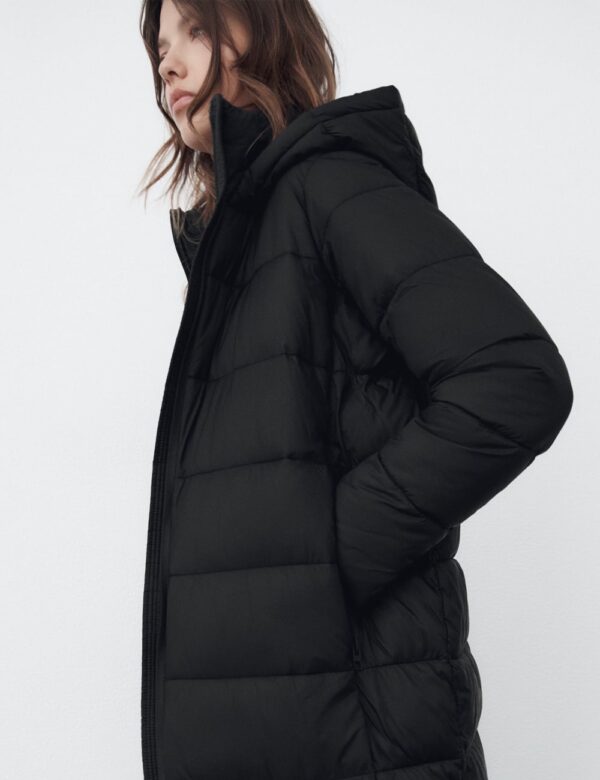 Water-repellent packaway puffer coat - Image 4