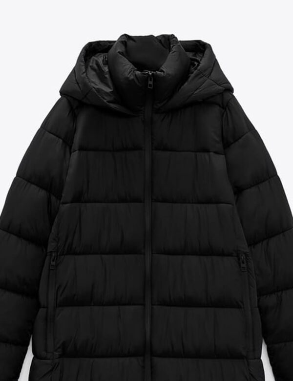 Water-repellent packaway puffer coat - Image 3