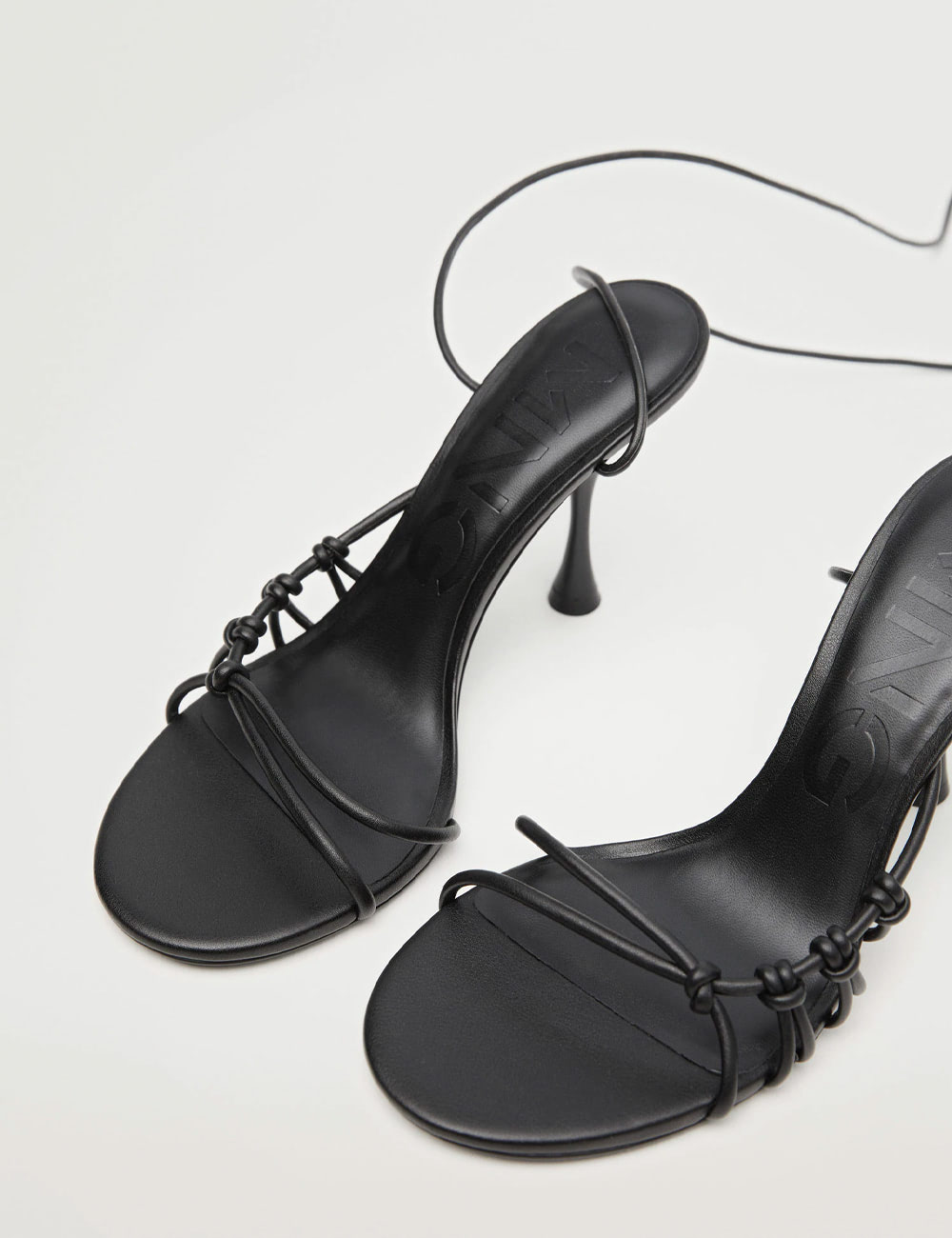 Heel strips sandals